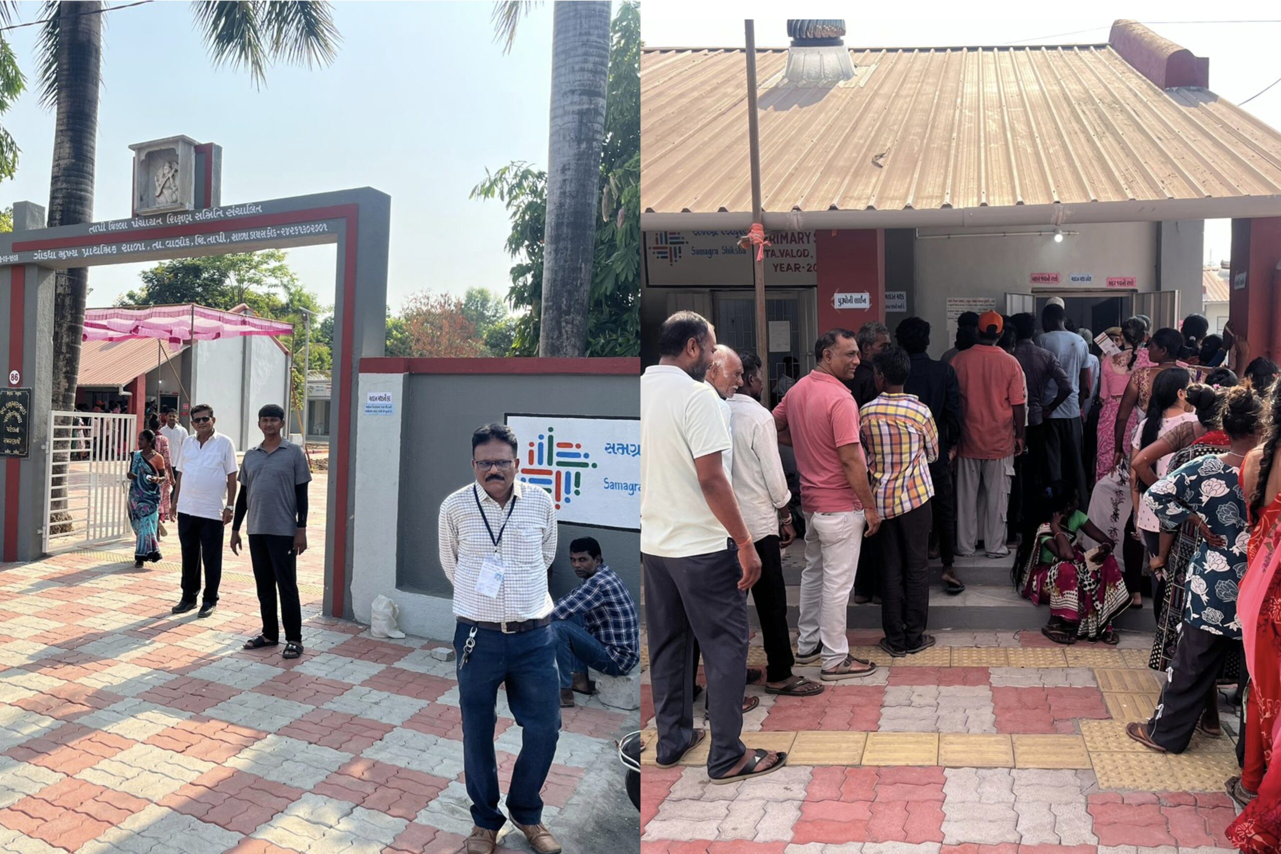 લોકશાહીનો ઉત્સવ: વાલોડના ગોડધા ગામે સ્થાનિક સ્વરાજ્યની ચૂંટણીમાં ભારે ઉત્સાહ